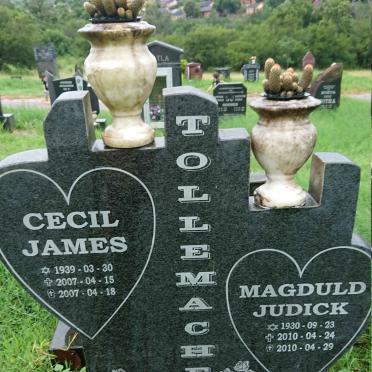 TOLLEMACHE Cecil James 1939-2007 &amp; Magduld Judick 1930-2010