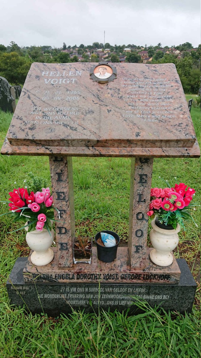 VOIGT Helena Engela Dorothy nee LUCKHOFF 1965-2006