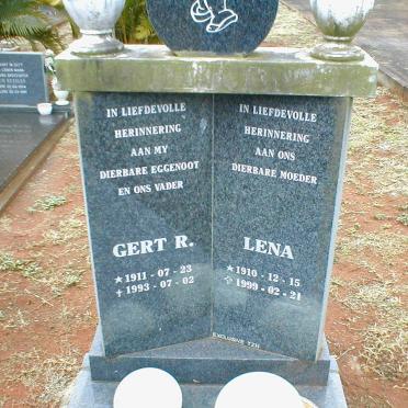 VILJOEN Gert R. 1911-1993 &amp; Lena 1910-1999