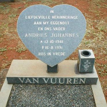 VUUREN Andries Johannes, van 1941-1991