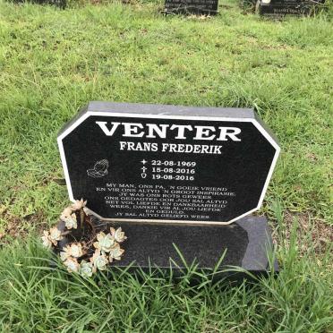 VENTER Frans Frederik 1969-2016