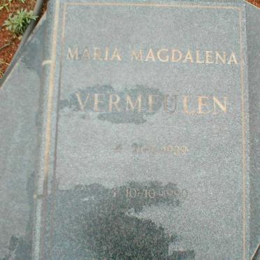 VERMEULEN Maria Magdalena 1939-1990