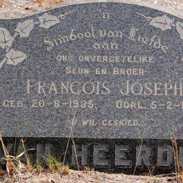 HEERDEN Francois Joseph, van 1935-1946