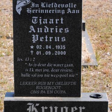 KRUGER Tjaart Andries Petrus 1935-2000