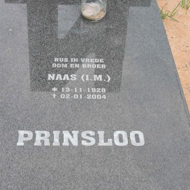 PRINSLOO I.M. 1928-2004