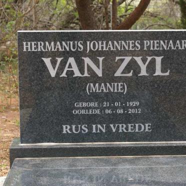 ZYL Hermanus Johannes Pienaar, van 1929-2012