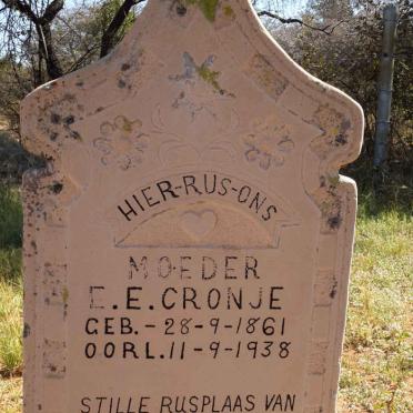 CRONJE E.E. 1861-1938