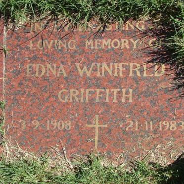 GRIFFITH Edna Winifred 1908-1983