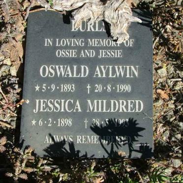 BURLS Oswald Aylwin 1893-1990 &amp; Jessica Mildred 1898-1993