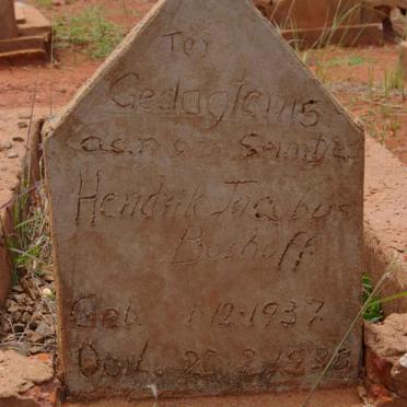 BOSHOFF Hendrik Jacobus 1937-1938