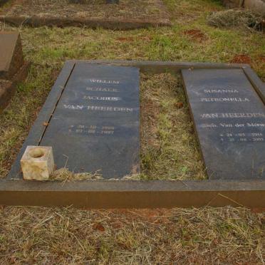 HEERDEN Willem Schalk Jacobus, van 1908-1997 &amp; Susanna Petronella VAN DER MERWE 1914-2003