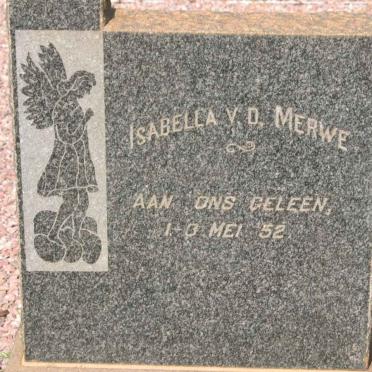 MERWE Isabella, v.d. 1952