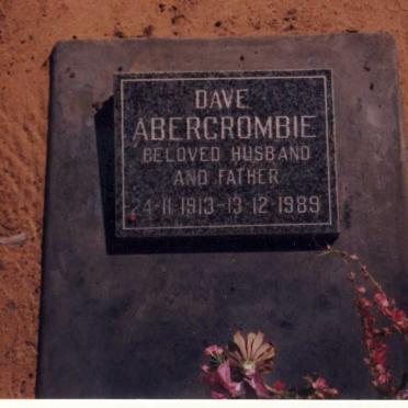 ABERCROMBIE Dave 1913-1989