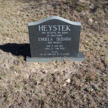 HEYSTEK Engela Susara nee RIEKERT 1910-1993