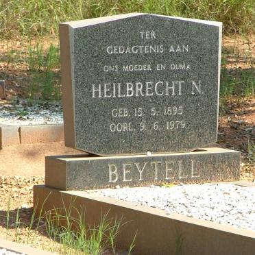 BEYTELL Heilbrecht N. 1895-1979