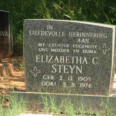 STEYN Elizabeth C. 1905-1976
