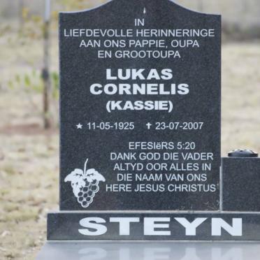 STEYN Lukas Cornelis 1925-2007