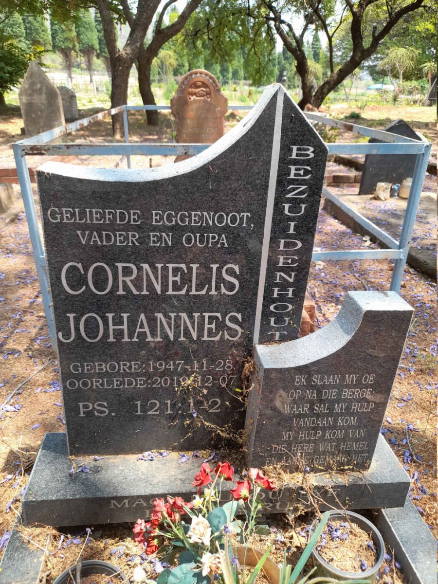 BEZUIDENHOUT Cornelis Johannes 1947-2019