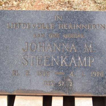 STEENKAMP Johanna M. 1895-1976