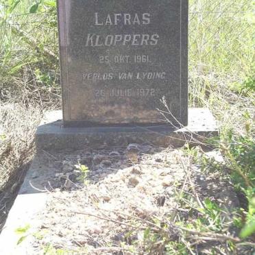 KLOPPERS Lafras 1961-1972