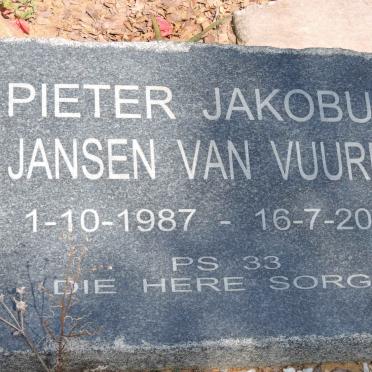 VUUREN Pieter Jakobus, Jansen van 1987-2007