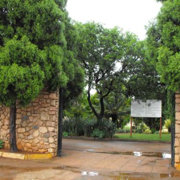 1. Entrance to the cemetery