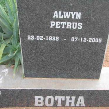 BOTHA Alwyn Petrus 1938-2005