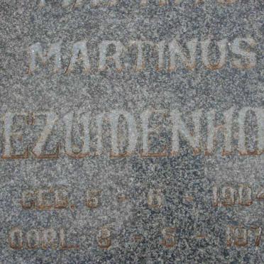 BEZUIDENHOUT Martinus 1904-1979