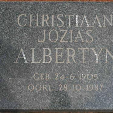 ALBERTYN Christiaan Jozias 1905-1987