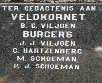 VILJOEN B.C. :: VILJOEN J.J. :: HARTZENBERG G. :: SCHOEMAN M. :: SCHOEMAN P.J.