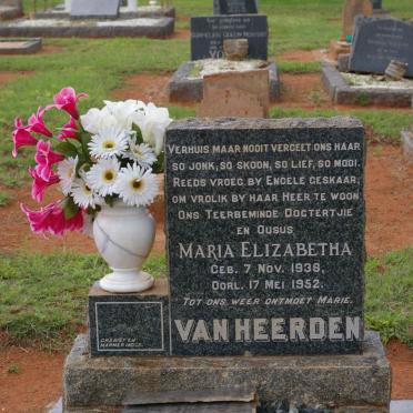 HEERDEN Maria Elizabetha, van 1938-1952