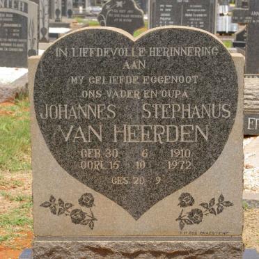 HEERDEN Johannes Stephanus, van 1910-1972