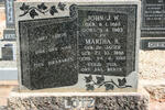 LOTZ John J.W. 1888-1963 & Martha H. DE JAGER 1898-1982