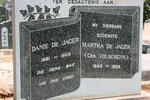 JAGER Danie, de 1881-1969 & Martha VOLSCHENK 1885-1966