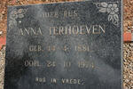 TERHOEVEN Anna 1881-1974