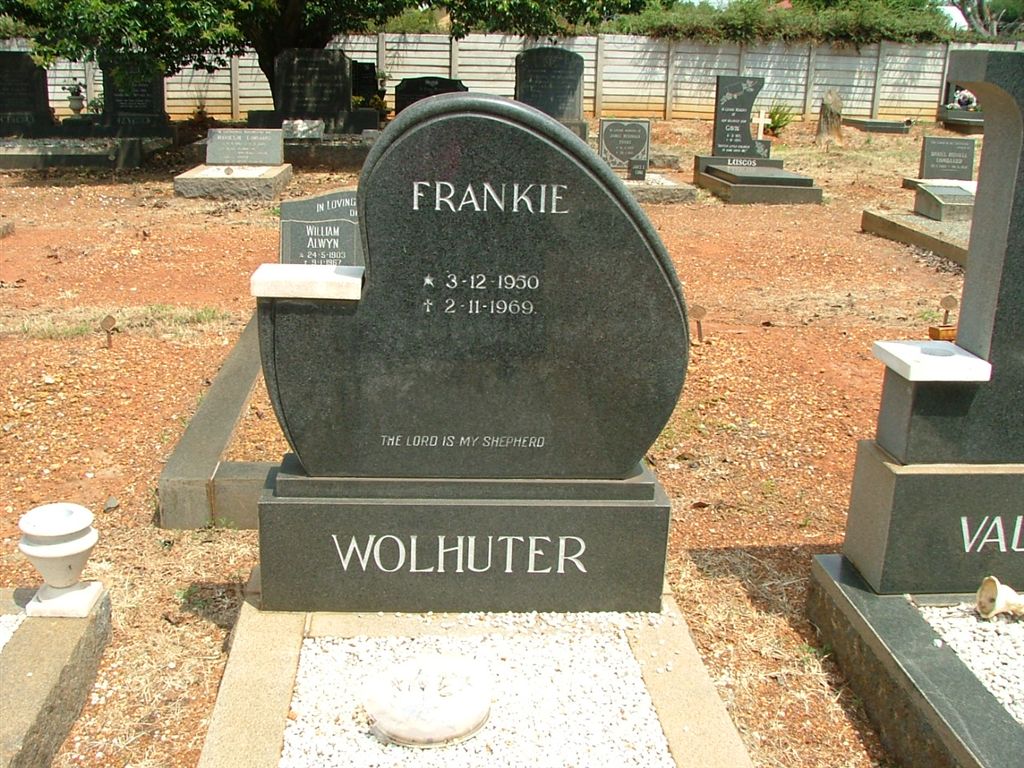 WOLHUTER Frankie 1950-1969