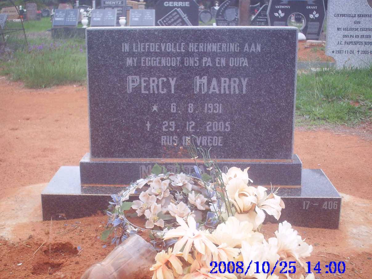 NUTTALL Percy Harry 1931-2005