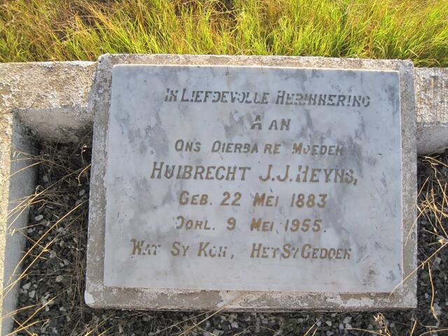 HEYNS Huibrecht J.J. 1883-1955