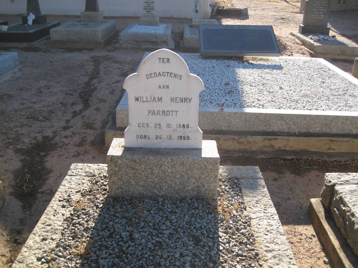 PARROTT William Henry 1885-1959