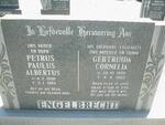 ENGELBRECHT Petrus Paulus Albertus 1906-1984 & Gertruida Cornelia 1908-1982