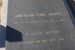 MIDDEL Abrahan Carl 1930-1980