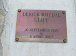 CLIFF Derick Rhydal 1920-2003