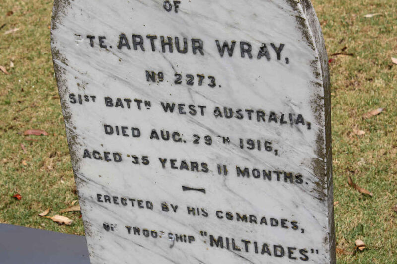 WRAY Arthur -1916