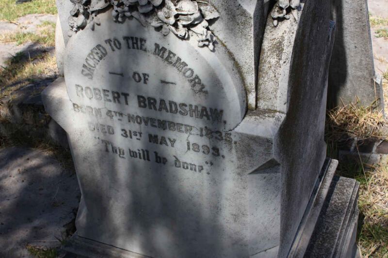 BRADSHAW Robert 1835-1893