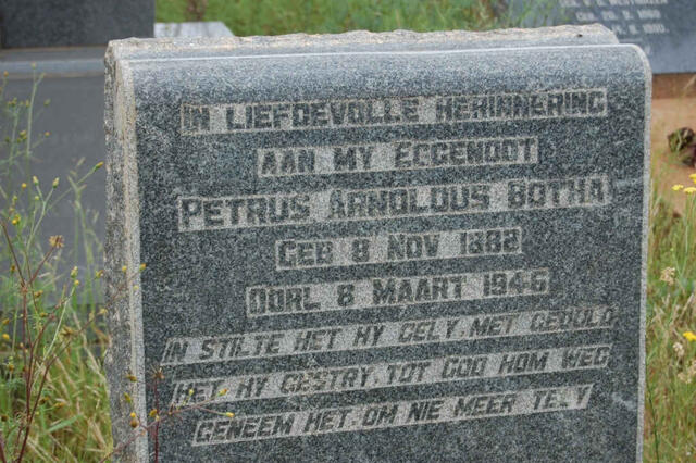 BOTHA Petrus Arnoldus 1882-1946
