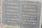 NIEHAUS Charles Edward -1957 & Helena Antonia DE FLAMINGH -1974