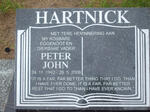 HARTNICK Peter John 1942-2008