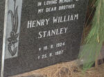 STANLEY Henry William 1924-1987