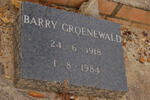 GROENEWALD Barry 1918-1984