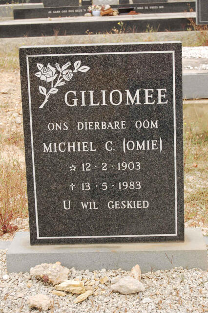 GILIOMEE Michiel C. 1903-1983